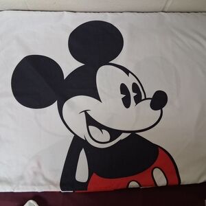 2pc Set Of Mickey Mouse Standard Size Pillowcases.